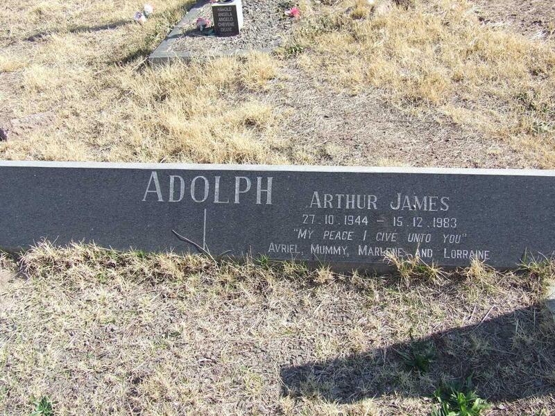 ADOLPH Arthur James 1944-1983