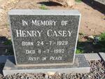 CASEY Henry 1929-1992