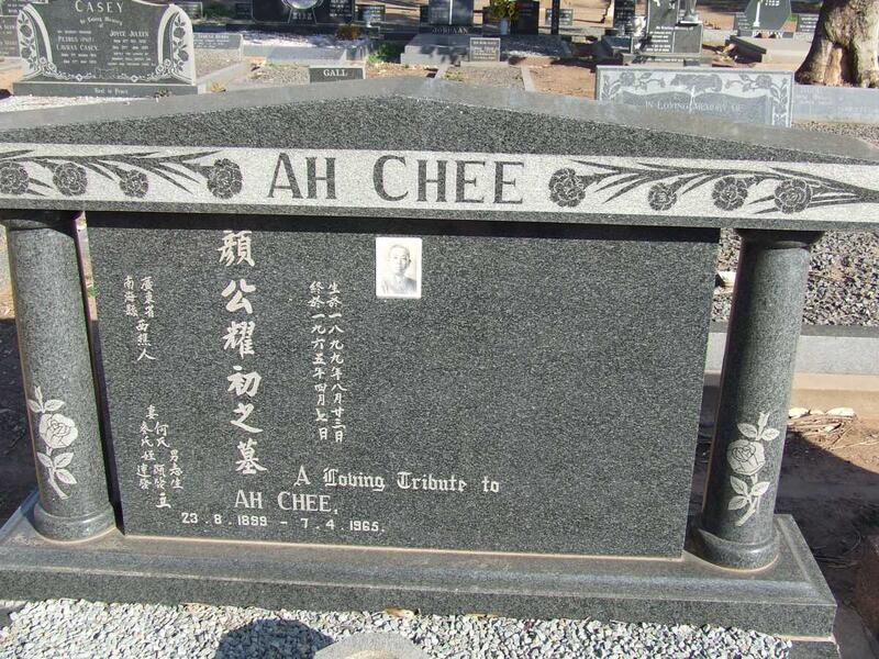 CHEE Ah 1899-1965