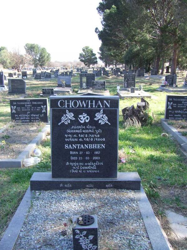 CHOWHAN Santanbhen 1957-2003