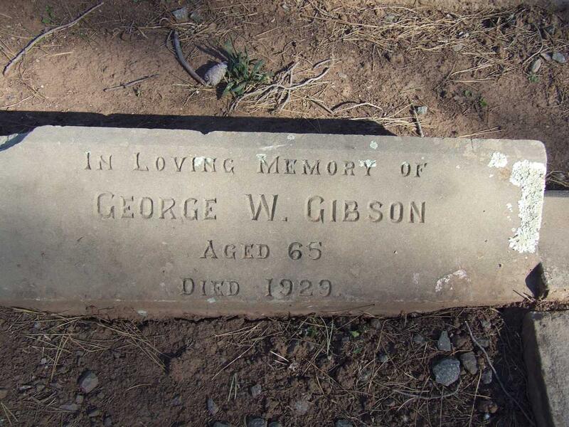 GIBSON George W. -1929