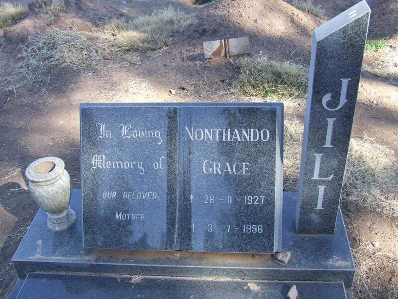 JILI Nonthando Grace 1927-1996