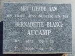 AUCAMP Bernadette Blanche 1972-2006