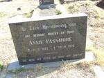 PASSMORE Annie 1882-1978