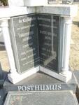 POSTHUMUS Christoffel Jacobus 1932-1997 & Martha Johanna Jacoba 1933-1989
