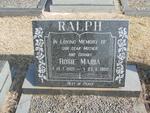 RALPH Rosie Maria 1920-1992