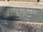 ROWLES Arthur Elliott -1961