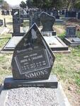 SIMONS Joseph B. 1931-1979 & Salome 1935-2006
