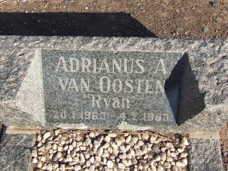 OOSTEN Adrianus A., van 1963-1963