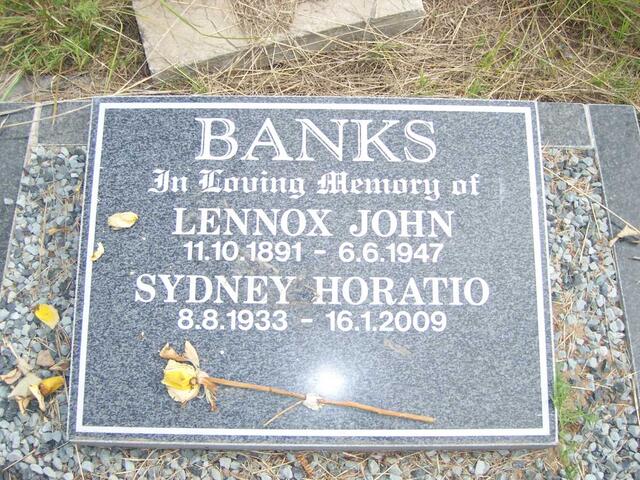 BANKS Lennox John 1891-1947 :: BANKS Sidney Horatio 1933-2009