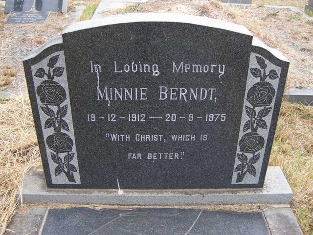 BERNDT Minnie 1912-1975