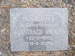 BURMEISTER Winnibald Adolph 1920-2003
