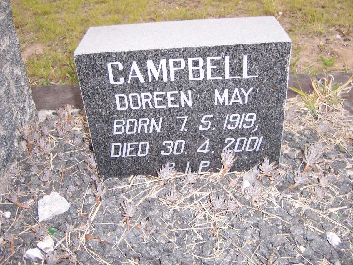 CAMPBELL Doreen May 1919-2001