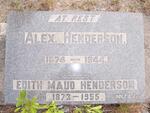 HENDERSON Alex 1874-1944 & Edith Maud 1873-1955
