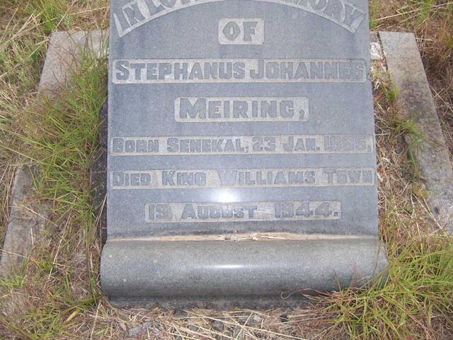 MEIRING Stephanus Johannes 1895-1944