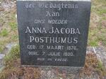 POSTHUMUS Anna Jacoba 1876-1930