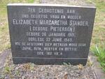STANDER Elizabeth Margaretha nee PIETERSEN 1919-1945
