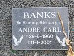 BANKS Andre Carl 1960-2001