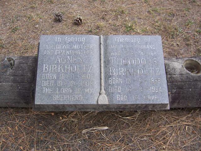 BIRKHOLTZ Theodore 1889-1964 & Agnes 1906-1983
