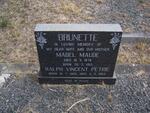 BRUNETTE Ralph Vincent Petrie 1905-1994 & Mabel Maude 1913-1978