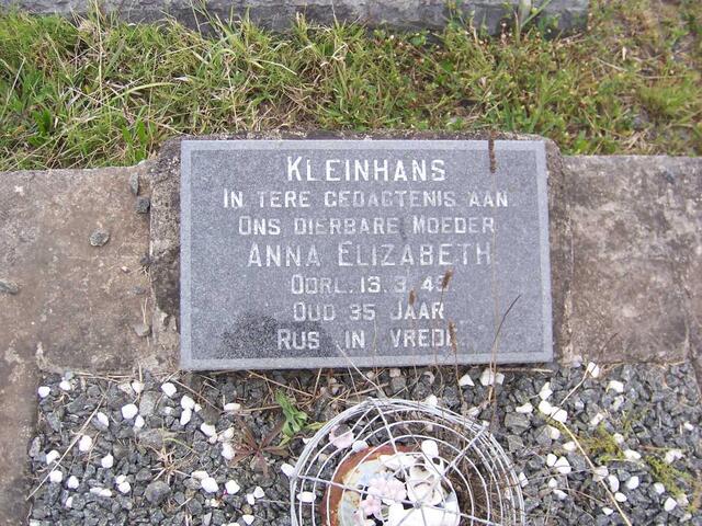 KLEINHANS Anna Elizabeth -1949
