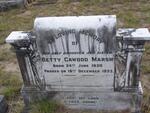 MARSH Betty Cawood 1920-1933
