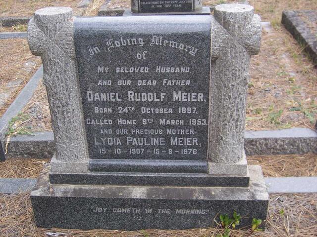 MEIER Daniel Rudolf 1897-1953 & Lydia Pauline 1907-1976