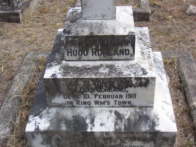 ROHLAND Hugo 1836-1911