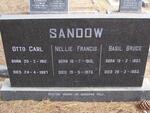 SANDOW Otto Carl 1912-1997 & Nellie Francis 1913-1973 :: SANDOW Basil Bruce 1952-1953