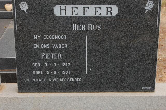 HEFER Pieter 1912-1971