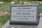 REINECKE Coert 1891-1946