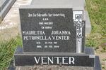 VENTER Magrietha Johanna Petronella 1911-1994