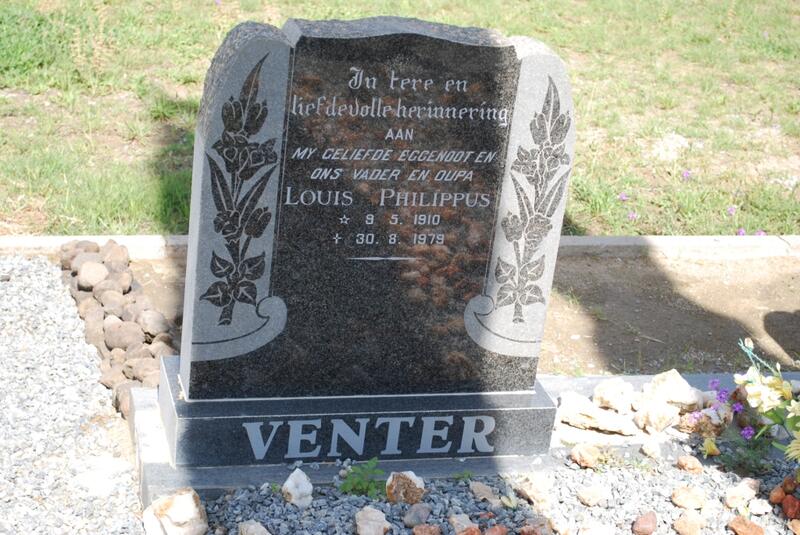 VENTER Louis Philippus 1910-1979