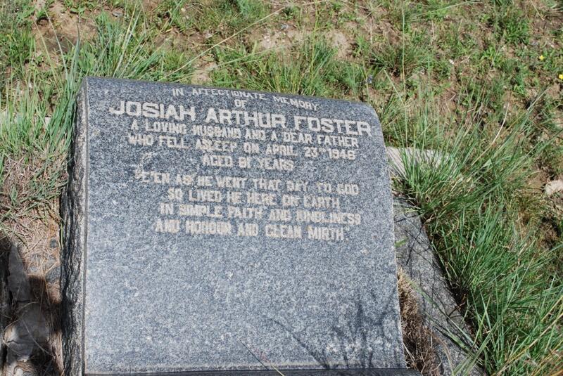 FOSTER Josiah Arthur -1946