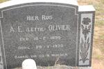 OLIVIER A.E. 1895-1973
