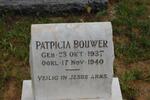 BOUWER Patricia 1937-1940