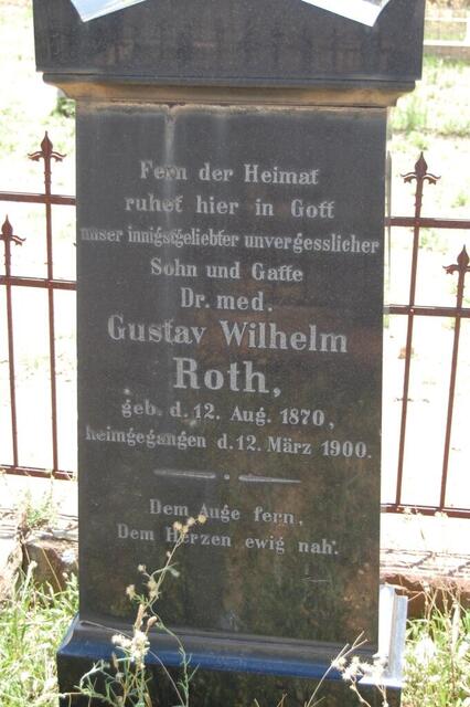 ROTH Gustav Wilhelm 1870-1900