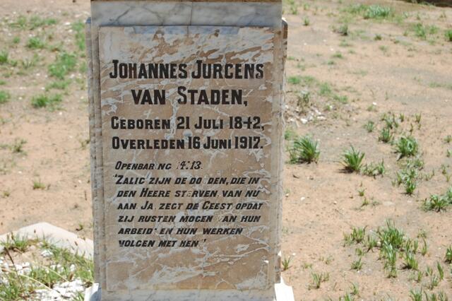 STADEN Johannes Jurgens, van 1842-1917
