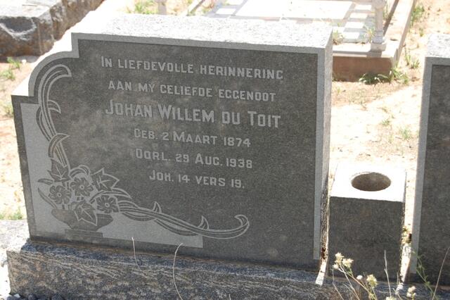TOIT Johan Willem, du 1874-1938