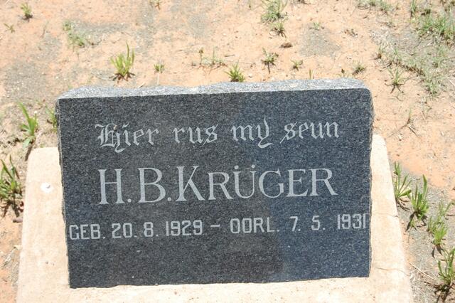 KRUGER H.B. 1929-1931