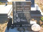 MERWE Anna Sophia Margaretha, van der 1915-1992