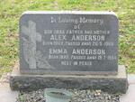 ANDERSON Alexander Gay 1869-1966 & Emma BJORSETH 1888-1984