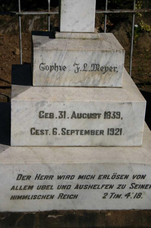 MEYER Cophie J.L. 1839-1921