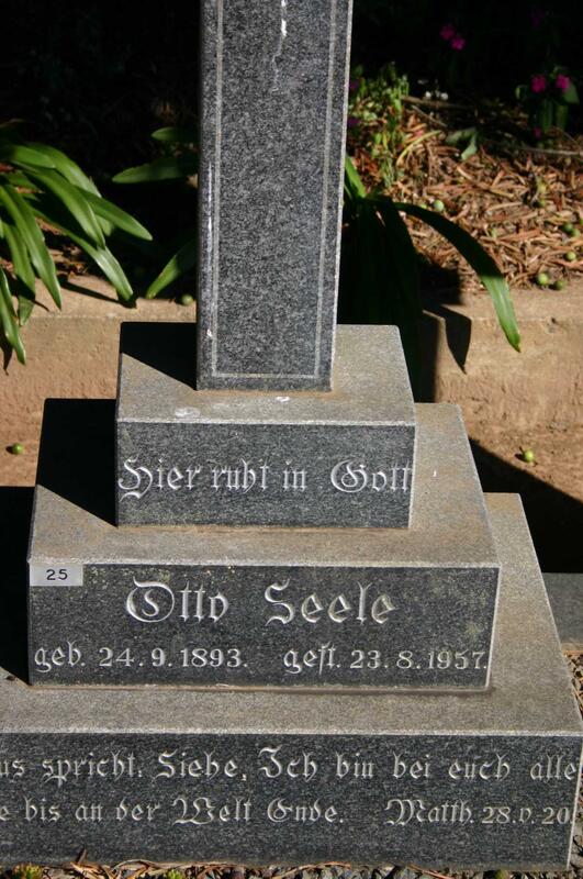 SEELE Otto 1893-1957