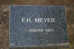 MEYER F.H. -1921