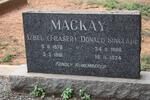 MACKAY Donald Sinclair 1866-1934 & Izbel FRASER 1878-1961