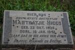 HIGGO Marthatjie 1938-1942