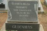 GILDENHUYS Elizabeth Helena 1879-1954