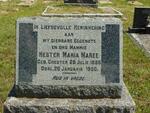 MAREE Hester Maria nee CHESTER 1886-1950