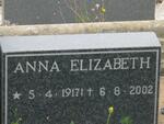 ? Anna Elizabeth 1917-2002